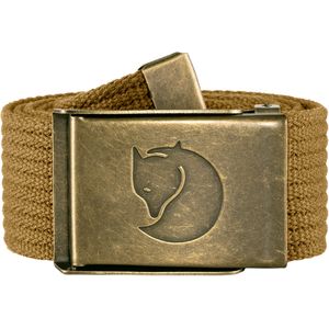 Canvas Brass Belt 4 cm.