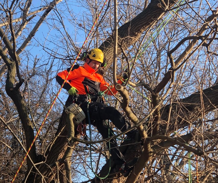 Testujeme nohavice Fjällräven - arborista Ondřej