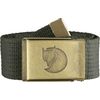 Canvas Brass Belt 4 cm.