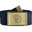 Canvas Brass Belt 4 cm.